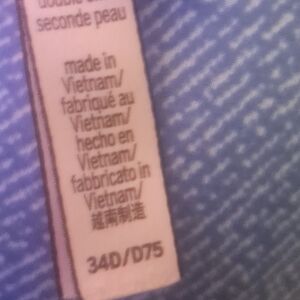 VICTORIA SECRET T-SHIRTBlue Textured Fabric